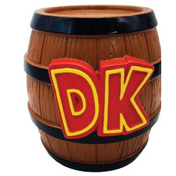 Salvadanaio barile pyramid international nintendo/donkey kong