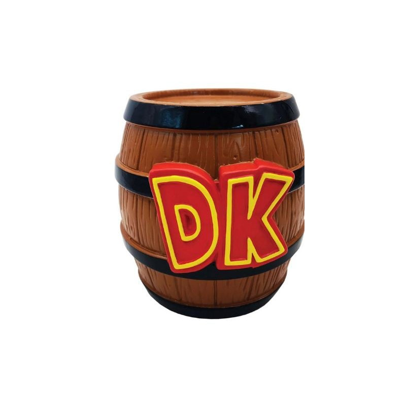 Salvadanaio barile pyramid international nintendo/donkey kong