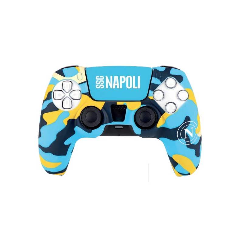 Custodia controller qubick skin ssc napoli per ps5 silicone multicolore
