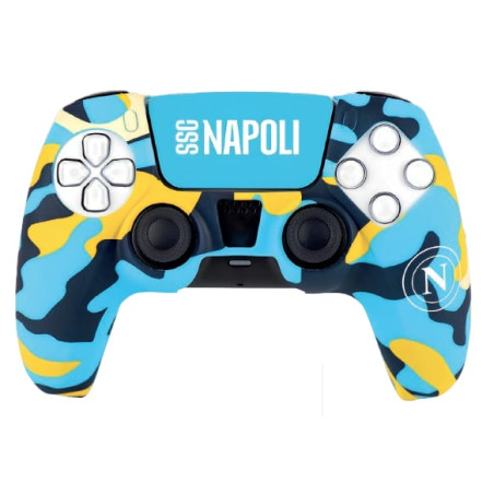 Custodia controller qubick skin ssc napoli per ps5 silicone multicolore