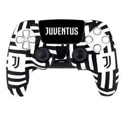 Custodia controller qubick juventus per ps5 silicone nero/bianco