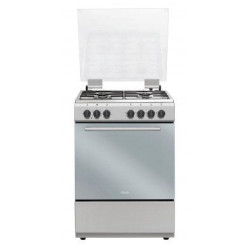 Cucina a gas de longhi dl664ex 4 fuochi/60x60/65l/a/grigio [dl664ex]