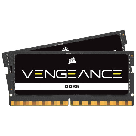 Ram so-dimm ddr5 64gb corsair 5600mhz cl48 1.1v nero [cmsx64gx5m2a5600c48]