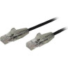 Cavo di rete startech.com cat6 antigroviglio 2.5m nero [n6pat250cmbks]