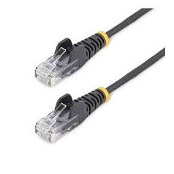 Cavo di rete startech.com cat6 antigroviglio 2m nero [n6pat200cmbks]