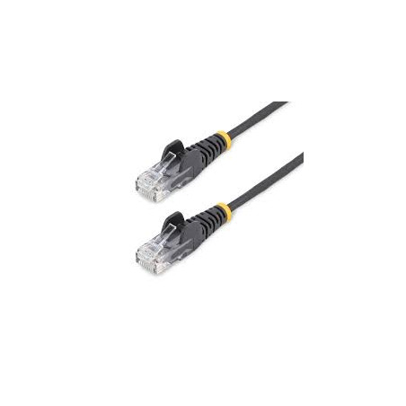 Cavo di rete startech.com cat6 antigroviglio 2m nero [n6pat200cmbks]