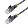 Cavo di rete startech.com cat6 antigroviglio 2m nero [n6pat200cmbks]