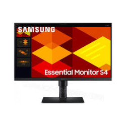 Monitor led 24" samsung essential s4 full hd classe c nero [ls24d400gauxen]