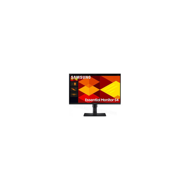 Monitor led 24" samsung essential s4 full hd classe c nero [ls24d400gauxen]