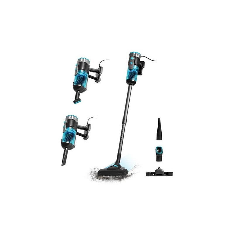 Aspirapolvere a batteria cecotec conga popstar 600vit 0.5l nero/grigio