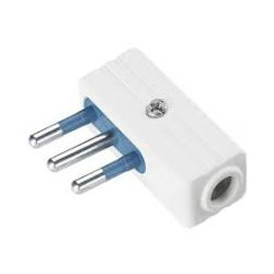 Spina elettrica polypool 10a 2p+t spaziozero 90gradi imq, conf blister