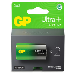 Batteria gp batteries blister 2 batterie torcia d gp alkaline ultra