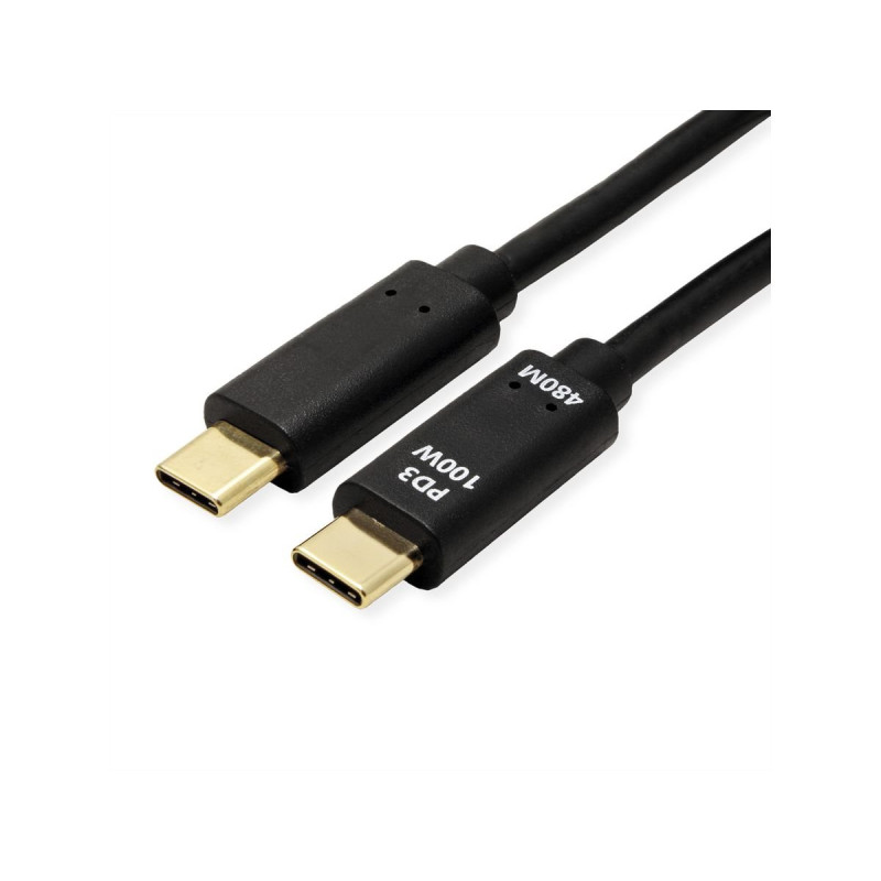 Cavo usb value usb 2.0 c-c 1m nero [11.99.8308]