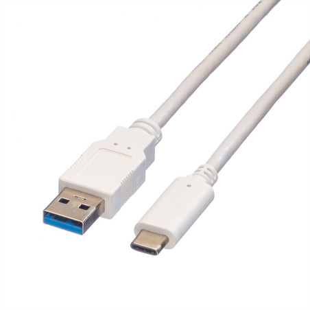 Cavo usb value usb 3.2 a-c 1m bianco [11.99.9011]
