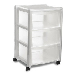 Cassettiera stefanplast 3 cassetti bianca 40x40 h.63 [stefanplast]