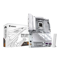 Scheda madre gigabyte b850 aorus elite wifi 7 ice am5/ddr5/atx bianco