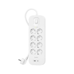 Multipresa belkin srb003vf2mv2 18w 2m bianco [srb003vf2m-v2]