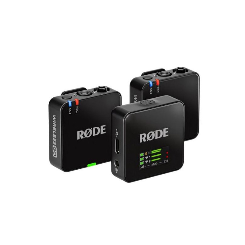 Microfono professionale rode wireless go 3 /32gb/ 3.5mm/nero [wigogen3]