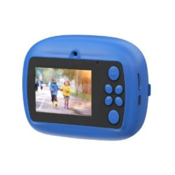Fotocamera celly per bambini con stampa blu [kidscamprintbl]