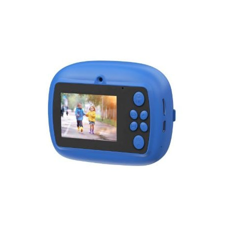 Fotocamera celly per bambini con stampa blu [kidscamprintbl]