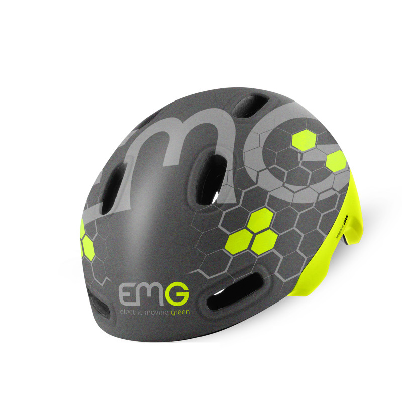 Casco emg hm-19 taglia l/xxl con luce posteriore per bicicletta/monopattino