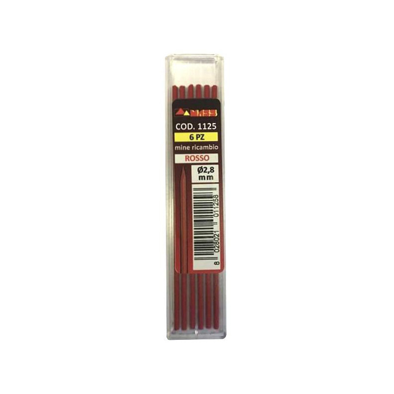 Matita cerata mass rossa 6pz [1125]