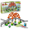 Lego duplo le rotaie e il ponte ferroviario multicolore 42pz [10426]