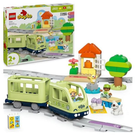 Lego duplo treno delle avventure interattivo multicolore 57pz [10427]