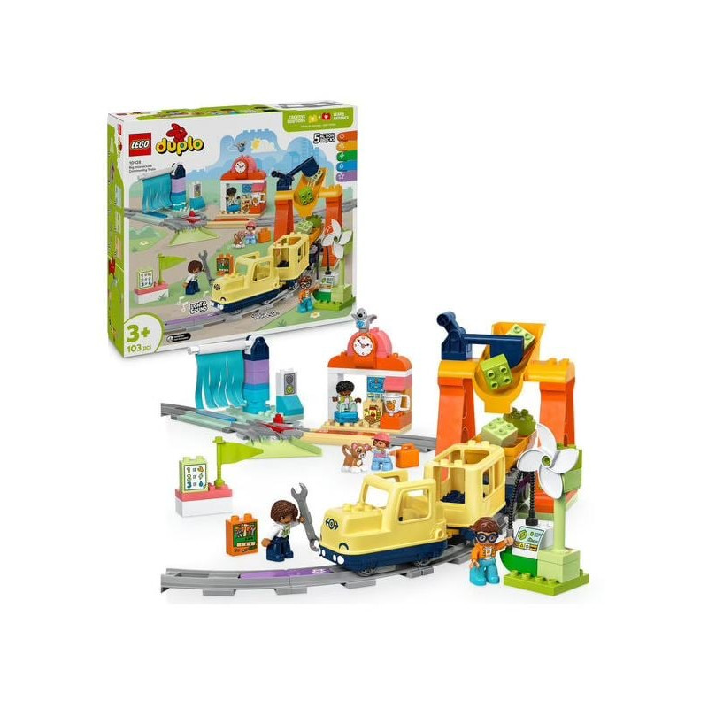 Lego duplo il grande treno comunitario interattivo multicolore 103pz