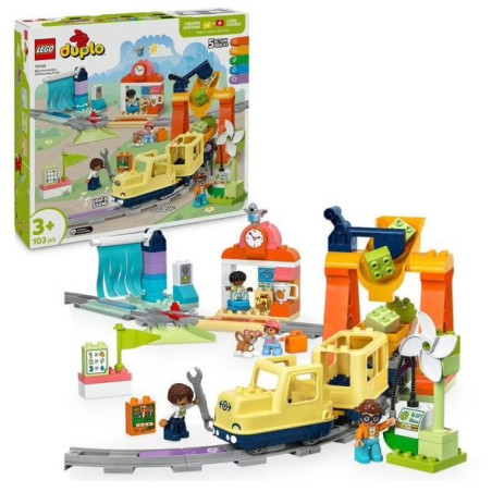 Lego duplo il grande treno comunitario interattivo multicolore 103pz