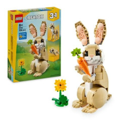 Lego creator l'adorabile coniglio 3in1 multicolore 326pz [31162]