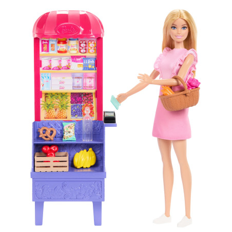 Bambola mattel barbie malibu teresa per il banco alimentare dell'amicizia