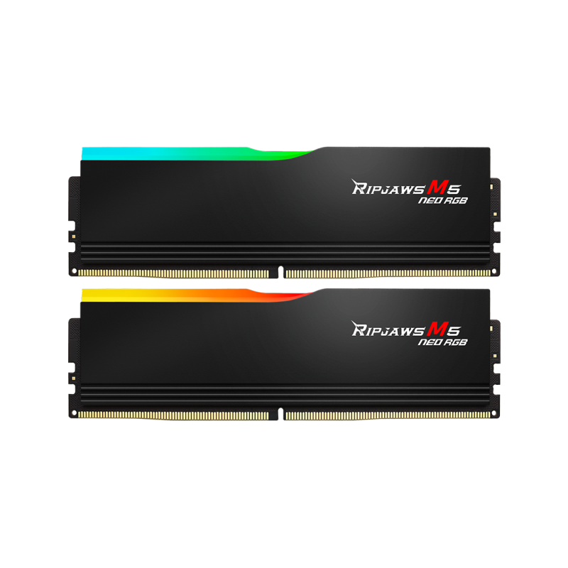 Ram dimm ddr5 32gb g.skill ripjaws m5 neo rgb doppio kit 2x16gb 6000mhz