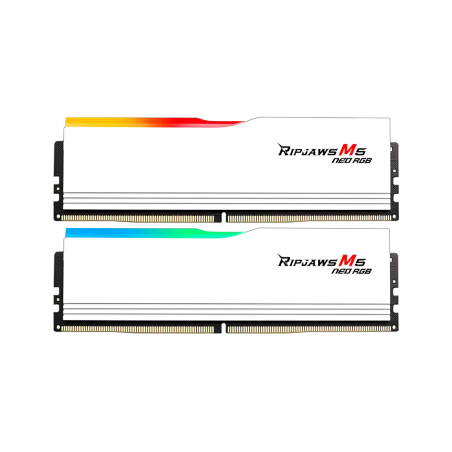 Ram dimm ddr5 32gb g.skill ripjaws m5 neo rgb doppio kit 2x16gb 6000mhz