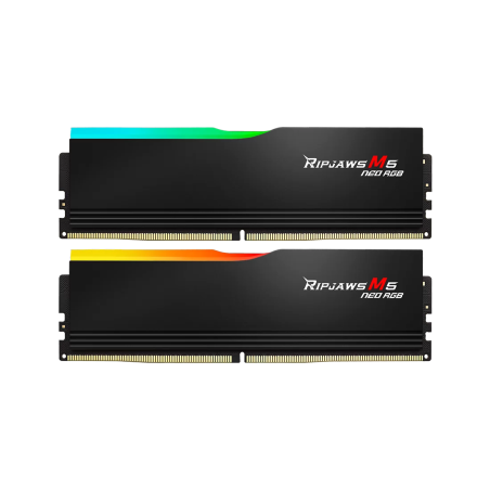 Ram dimm ddr5 64gb g.skill ripjaws m5 neo rgb doppio kit 2x32gb 6000mhz