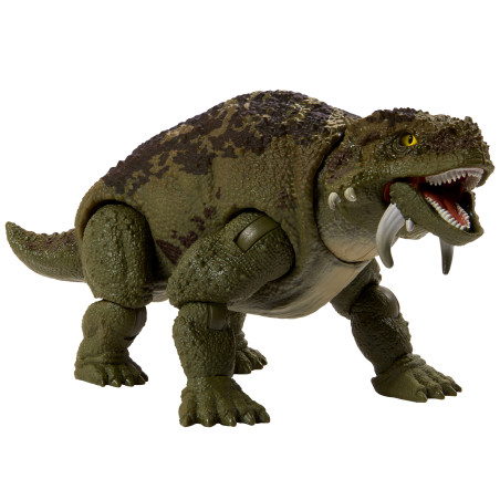 Mattel jw hammond collection scutosaurus dinosauro marrone/verde
