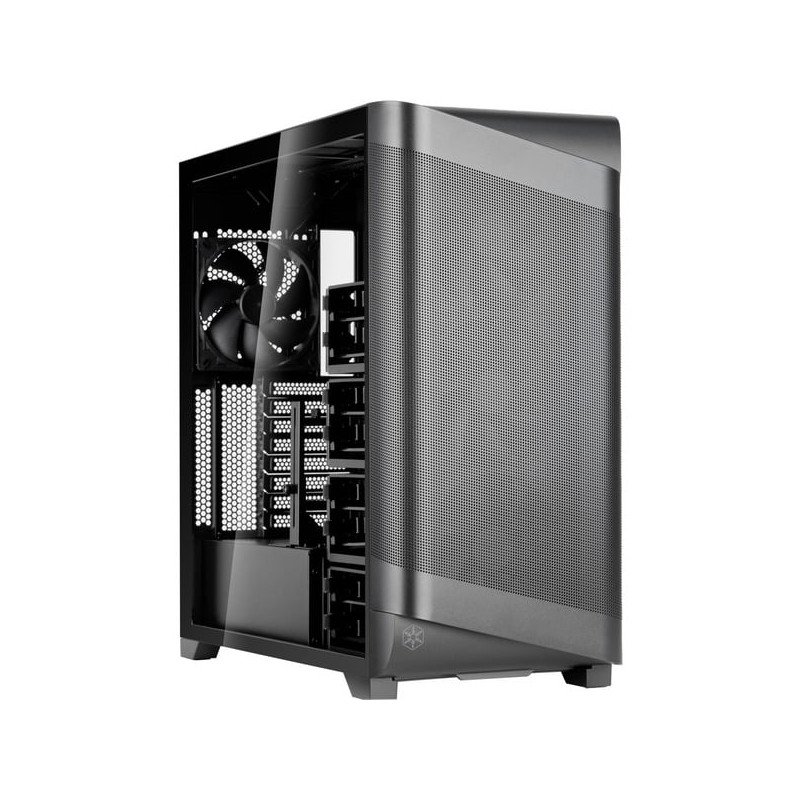 Case silverstone seta a2 midi tower atx nero [sst-sea2y-bg]