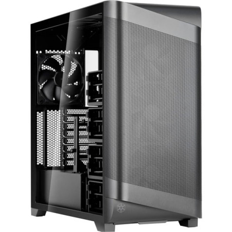 Case silverstone seta a2 midi tower atx nero [sst-sea2y-bg]