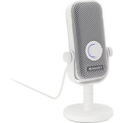Microfono da tavolo endorfy solum voice s cablato usb-c bianco