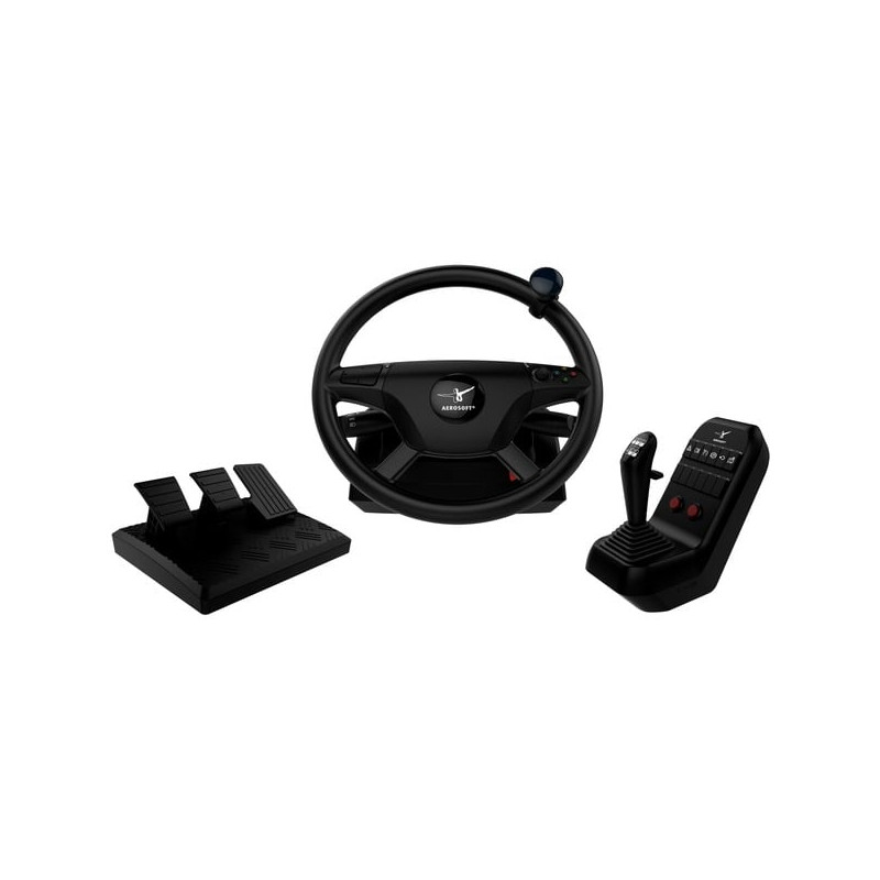 Kit simulatore da gioco aerosoft truck & bus wheel system per