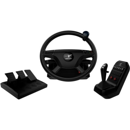 Kit simulatore da gioco aerosoft truck & bus wheel system per