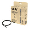 Cavo usb club 3d usb-c certificato 4k/540hz/1.2m nero [cac-1570]