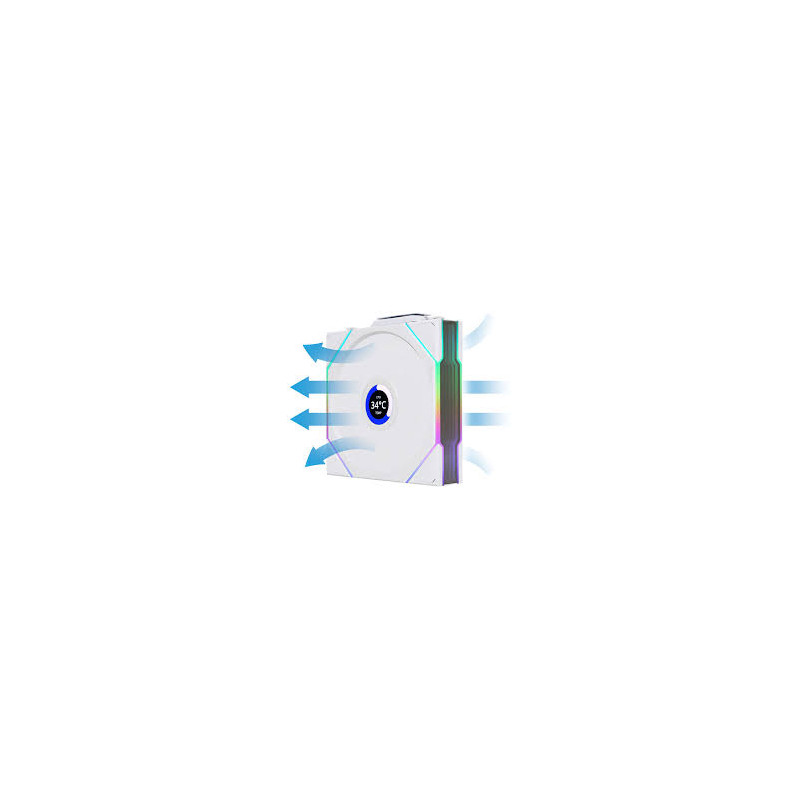 Ventola lian li uni fan tl wireless singola ventola argb pwm 120mm