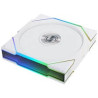 Ventola lian li uni fan wireless singola ventola argb pwm 120mm bianco