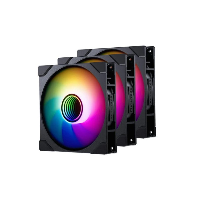 Ventola 140x140 phanteks m25 gen2 pwm d-rgb 140mm nero