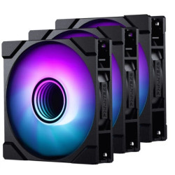 Ventola 120x120 phanteks m25 gen2 pwm d-rgb 120mm nero