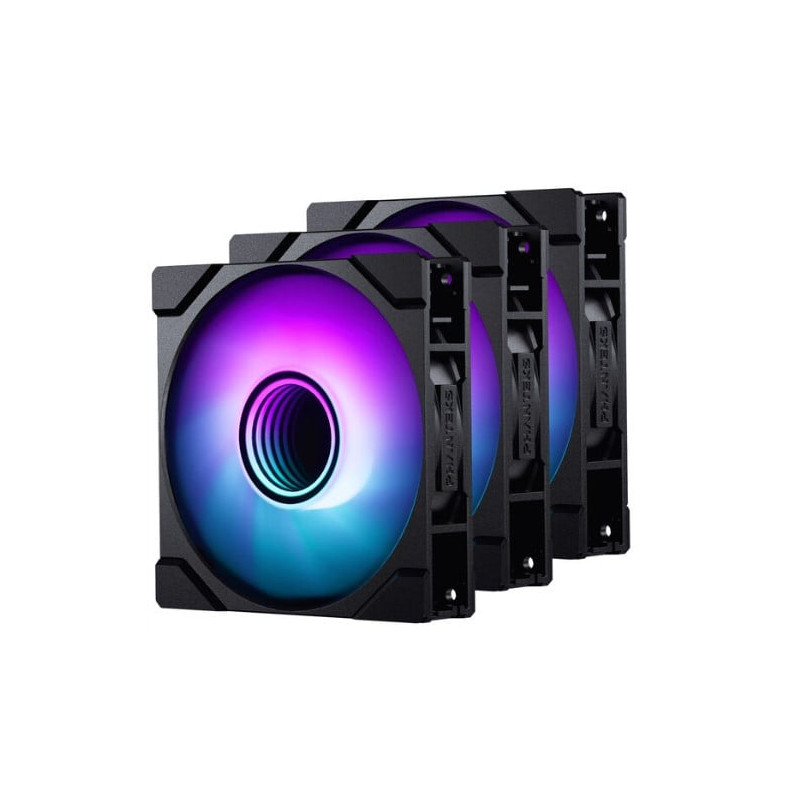 Ventola 120x120 phanteks m25 gen2 pwm d-rgb 120mm nero