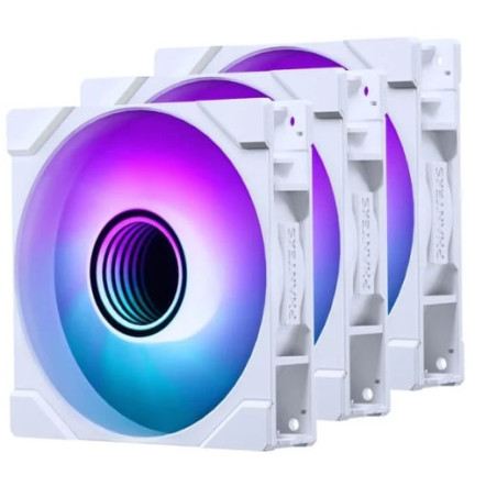 Ventola 120x120 phanteks m25 gen2 pwm d-rgb 120mm bianco