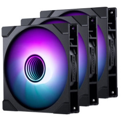 Ventola 140x140 phanteks m25 gen2 pwm d-rgb 140mm nero