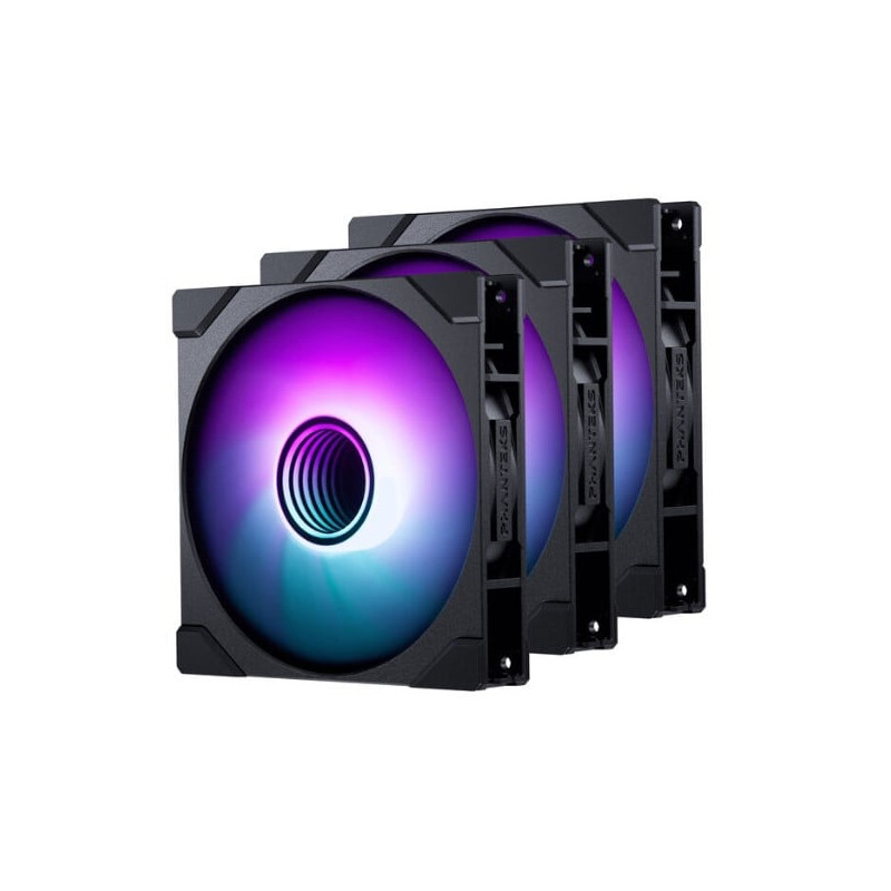 Ventola 140x140 phanteks m25 gen2 pwm d-rgb 140mm nero